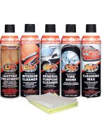 Waterless Wash & Wax Fastwax FW1 Spray Can Removes Cleans Tar Dirt Bugs 6  Pack - FW1